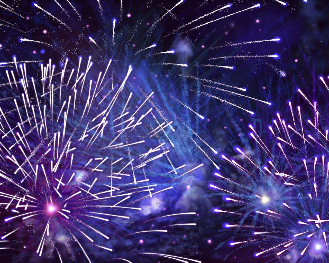 Colorful fireworks HD wallpaper #16 - 1280x1024