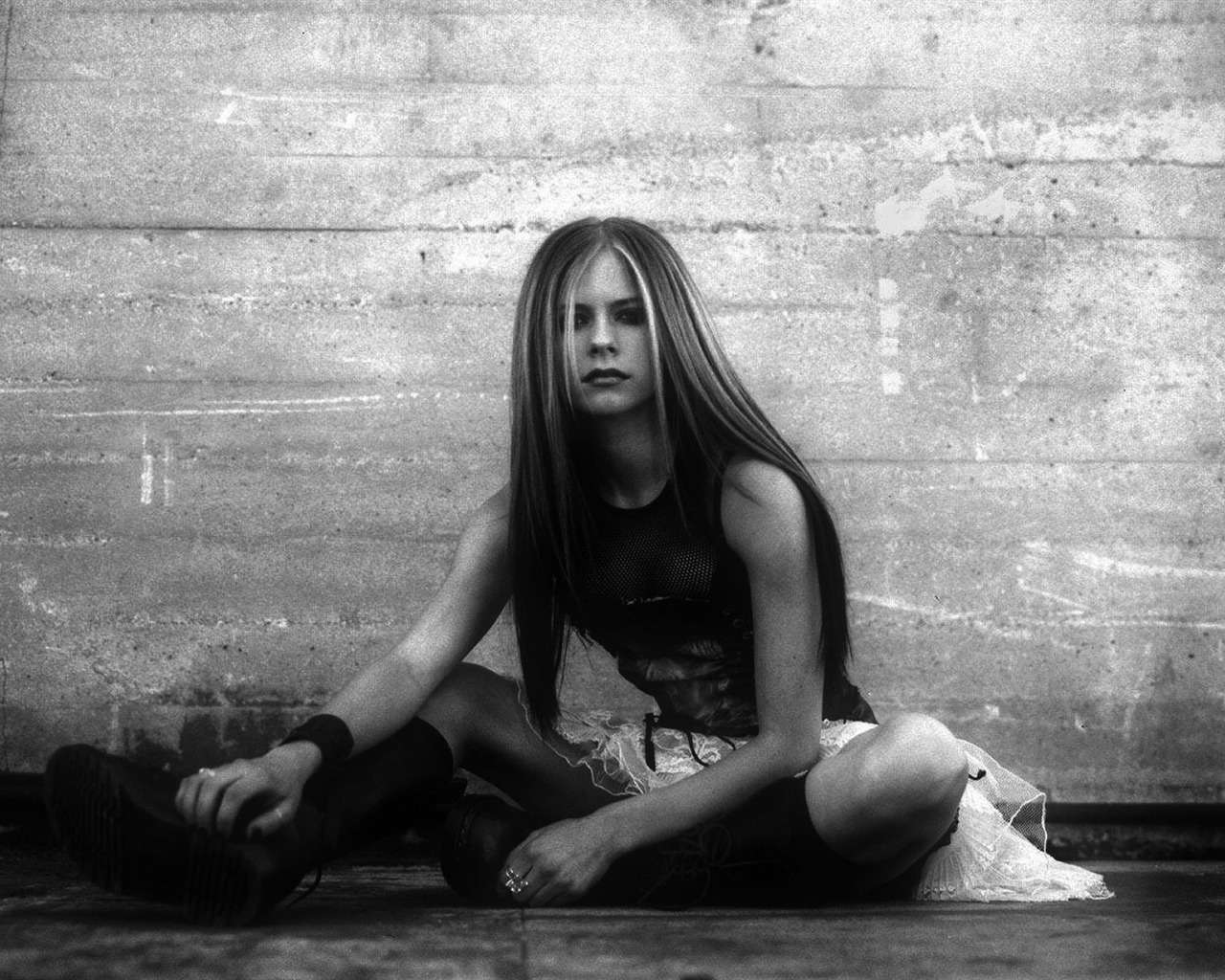 Avril Lavigne krásnou tapetu (2) #7 - 1280x1024