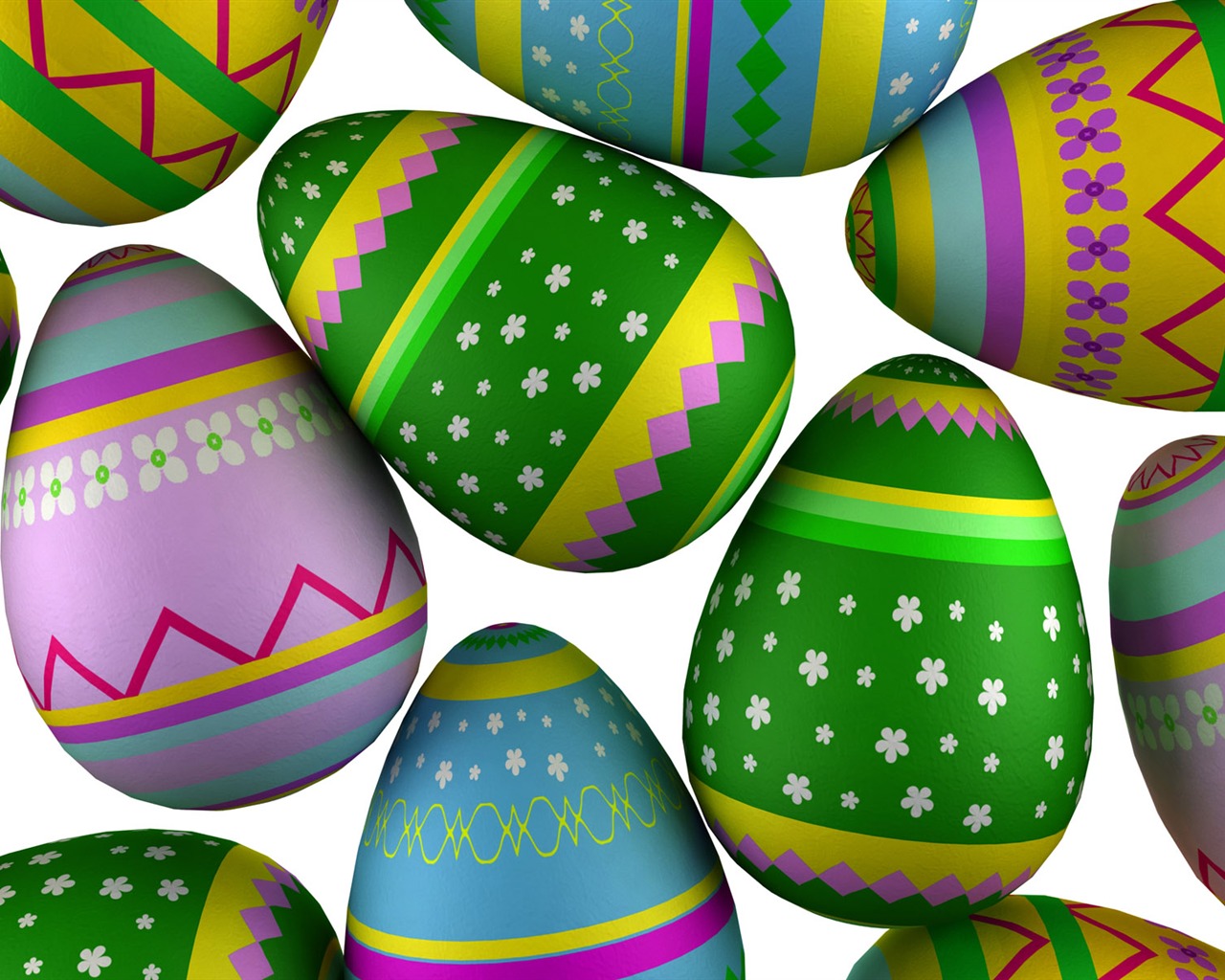 Velikonoční vajíčko tapetu (4) #19 - 1280x1024