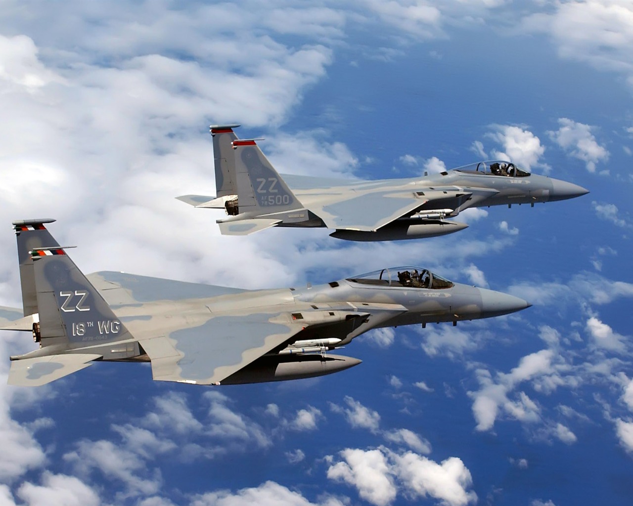 HD обои военных самолетов (3) #5 - 1280x1024