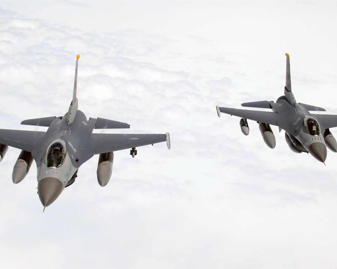 HD обои военных самолетов (6) #7 - 1280x1024