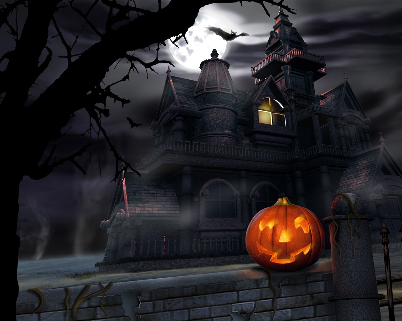 Halloween Theme Wallpaper (4) #3 - 1280x1024