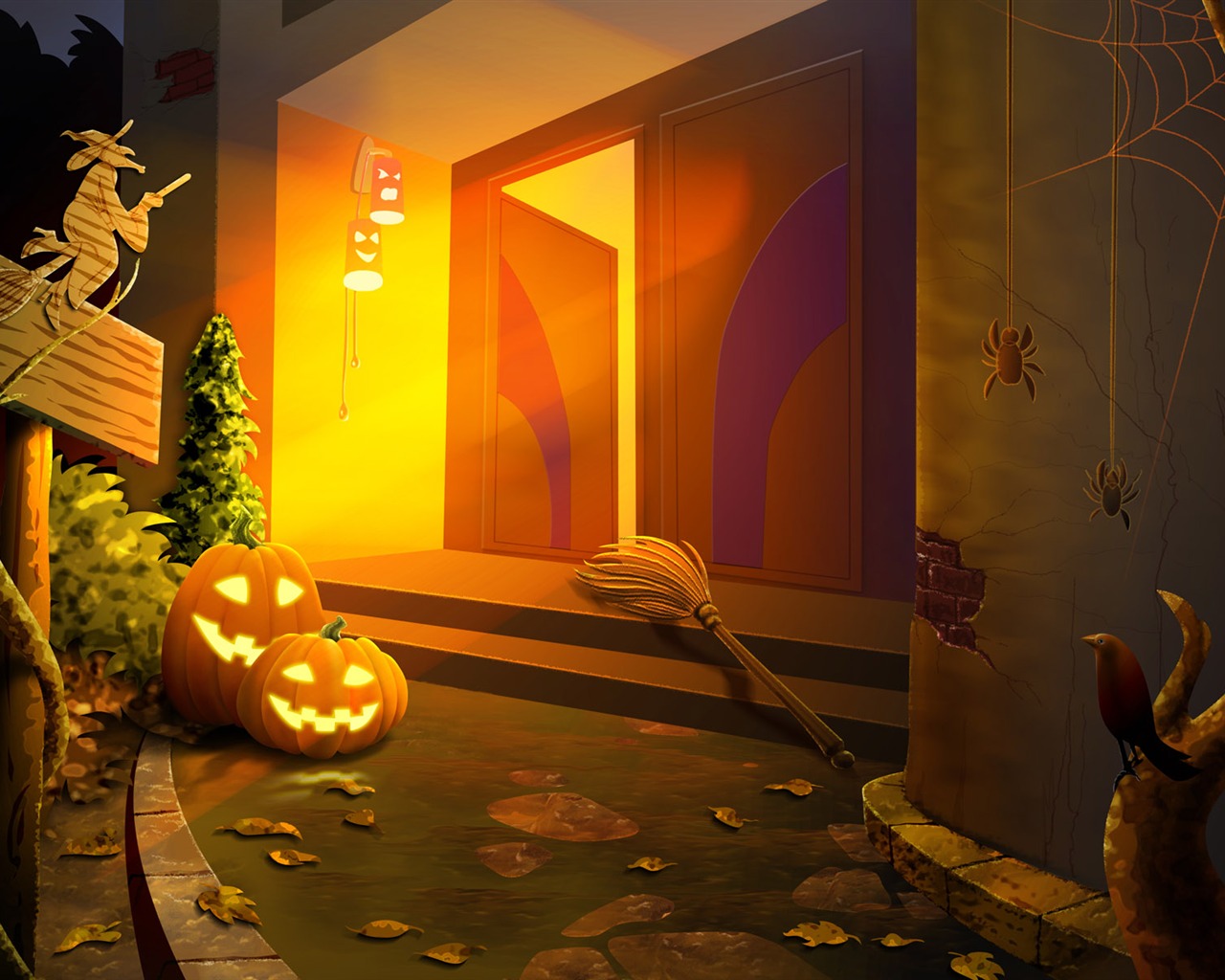 Halloween Téma Tapety na plochu (4) #8 - 1280x1024