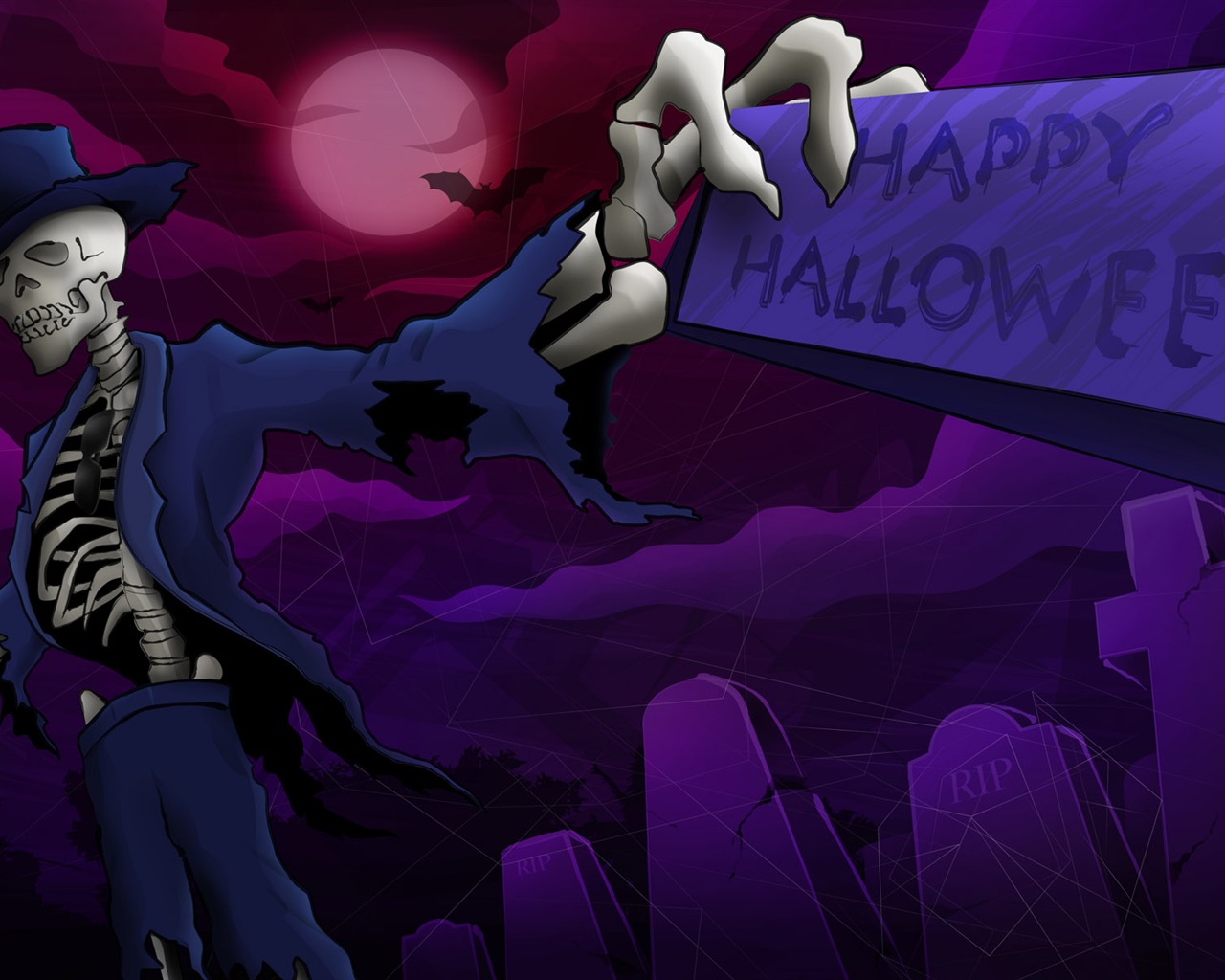Halloween Téma Tapety na plochu (4) #12 - 1280x1024