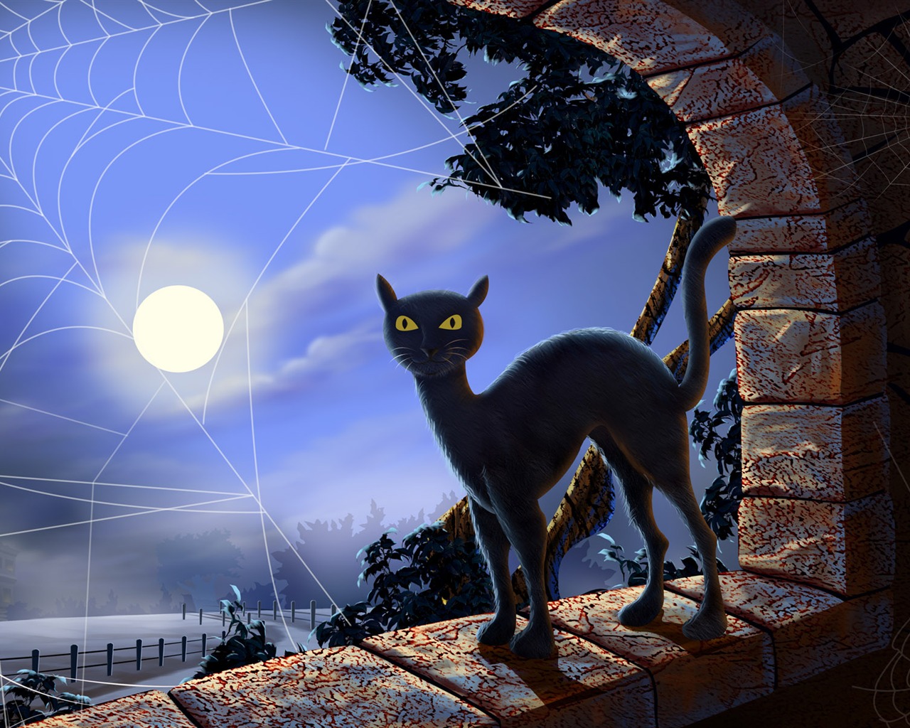 Halloween Téma Tapety na plochu (4) #19 - 1280x1024