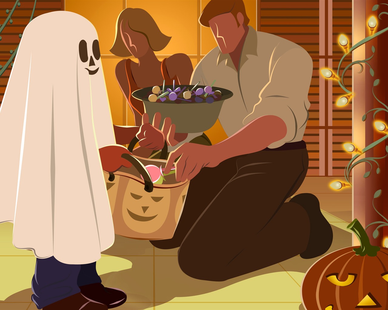 Fondos de Halloween temáticos (5) #17 - 1280x1024