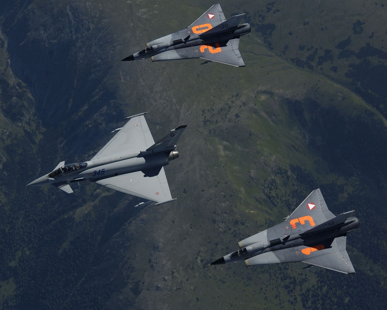 HD обои военных самолетов (7) #6 - 1280x1024