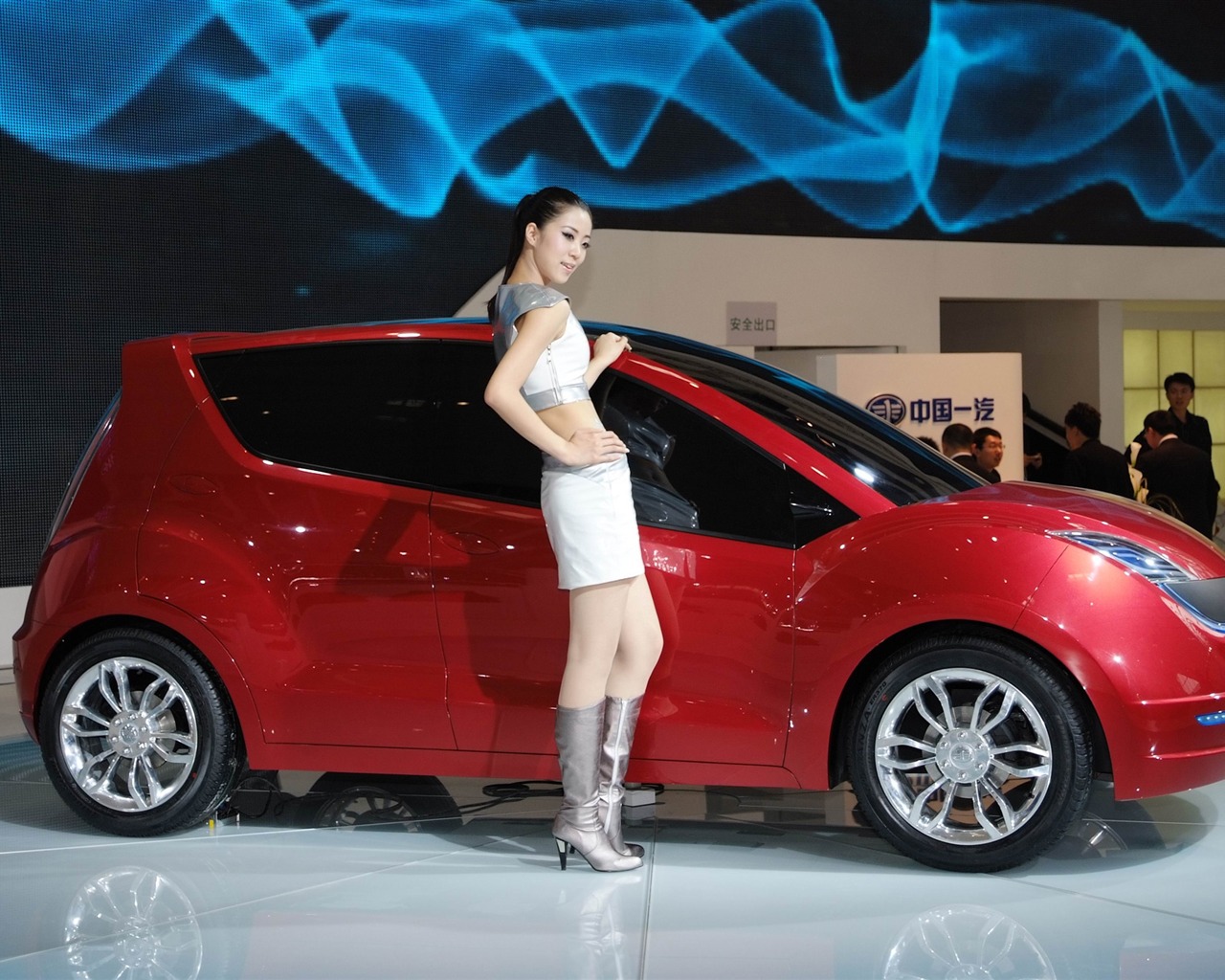 2010 Beijing International Auto Show Heung Che beauty (rebar works) #3 - 1280x1024