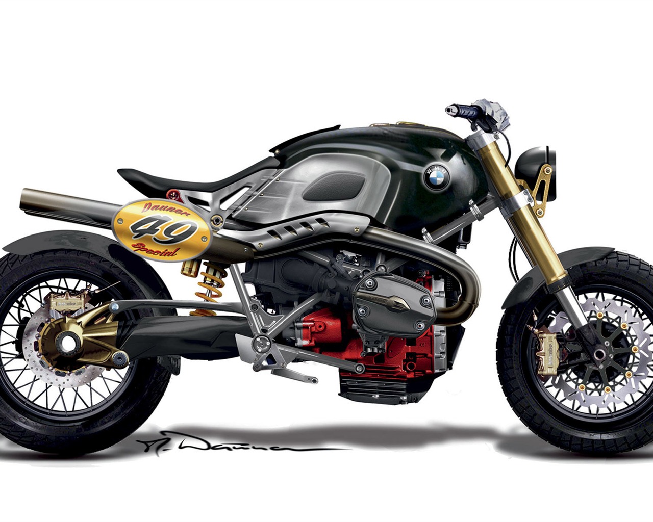 Concept d'écran de moto (1) #6 - 1280x1024