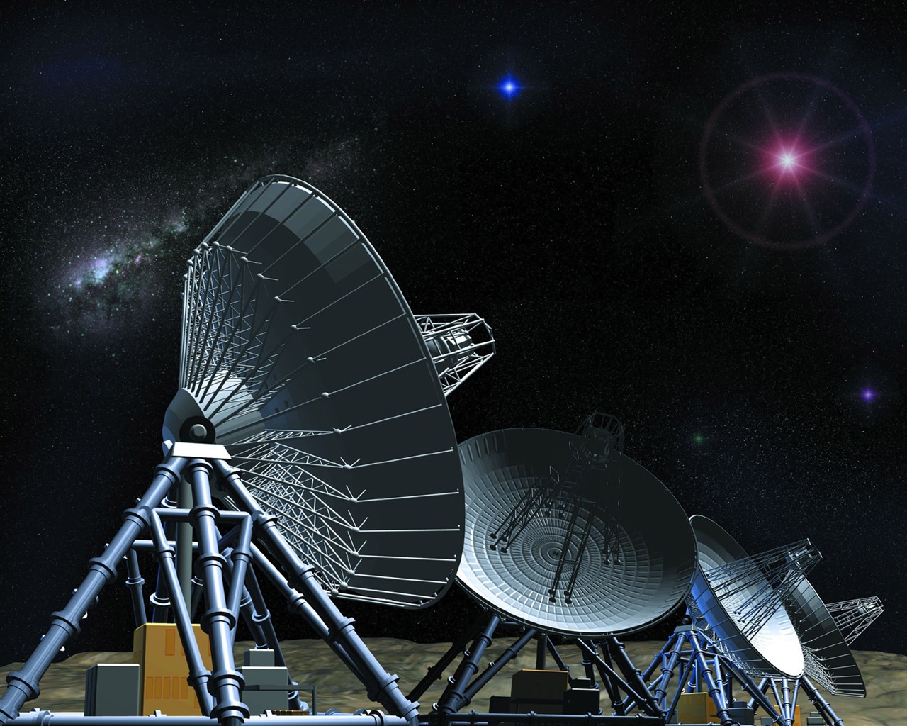 Satelliten-Kommunikations-Tapete (1) #16 - 1280x1024