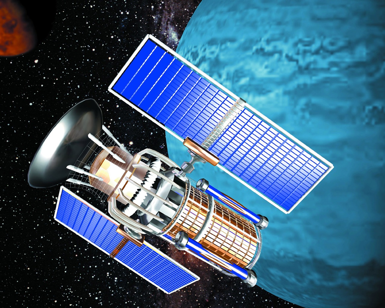 Satelliten-Kommunikations-Tapete (2) #9 - 1280x1024