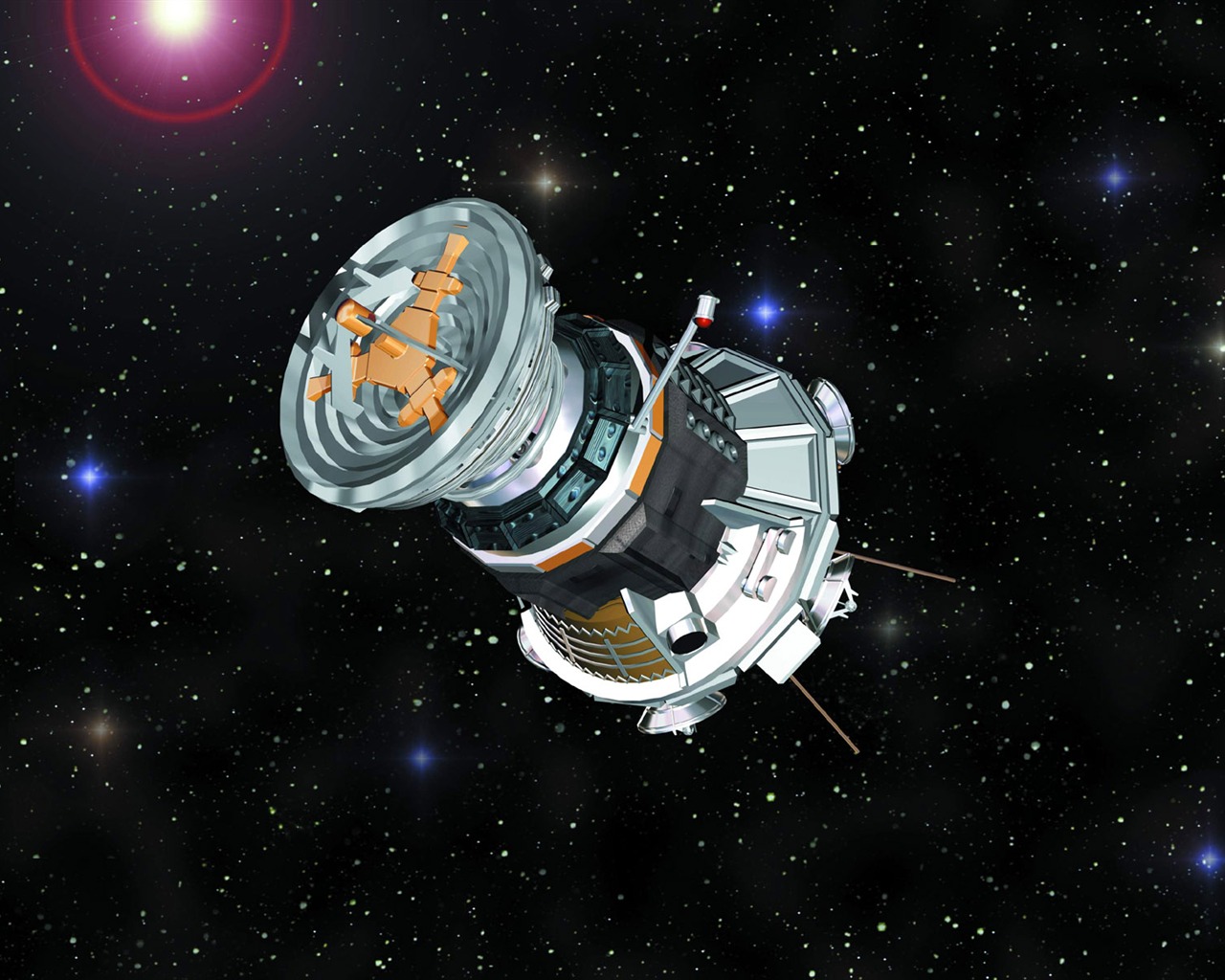 Satelliten-Kommunikations-Tapete (2) #12 - 1280x1024