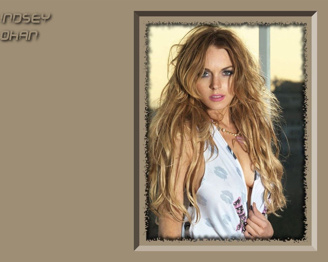 Lindsay Lohan schöne Tapete #7 - 1280x1024