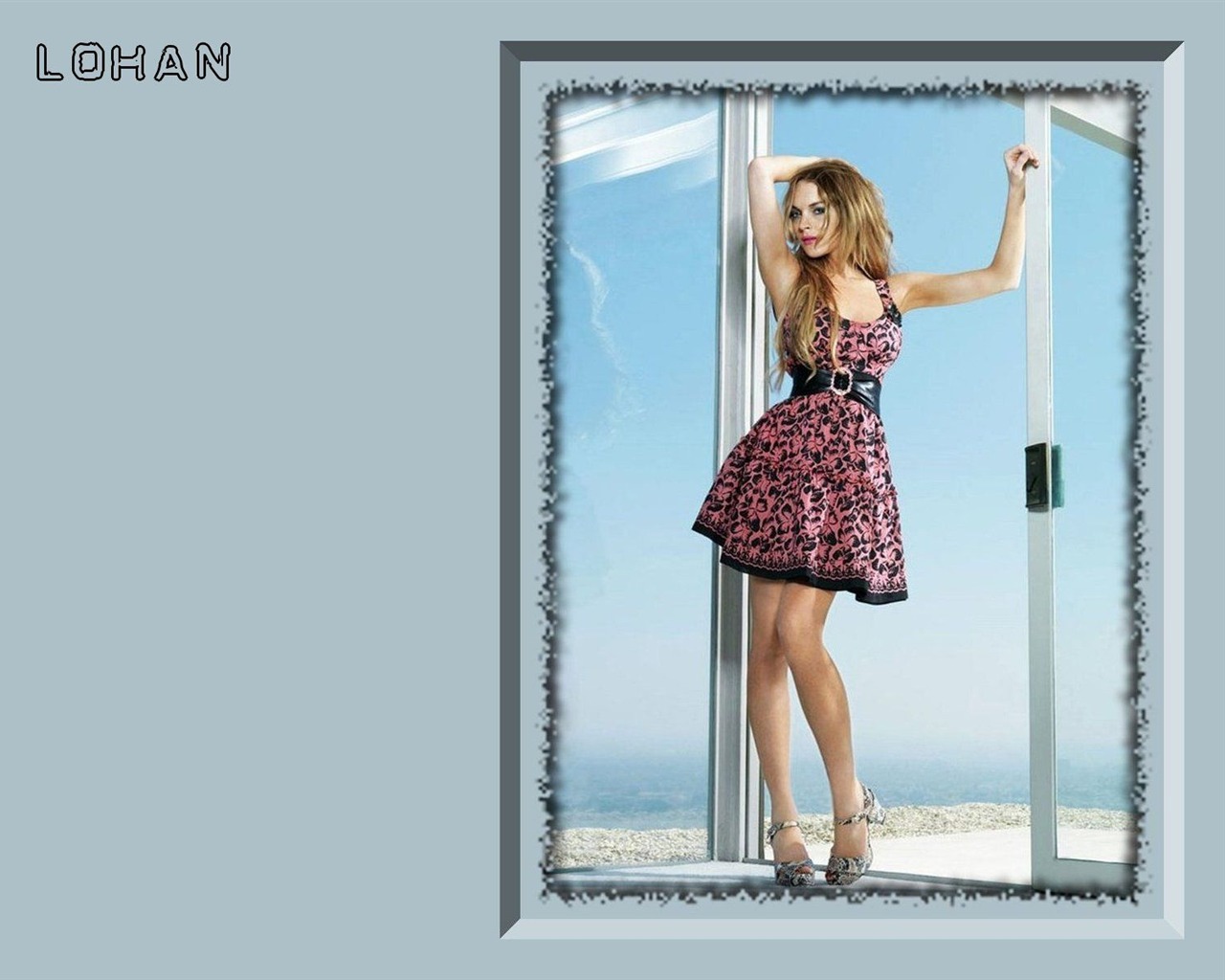 Lindsay Lohan hermoso fondo de pantalla #8 - 1280x1024