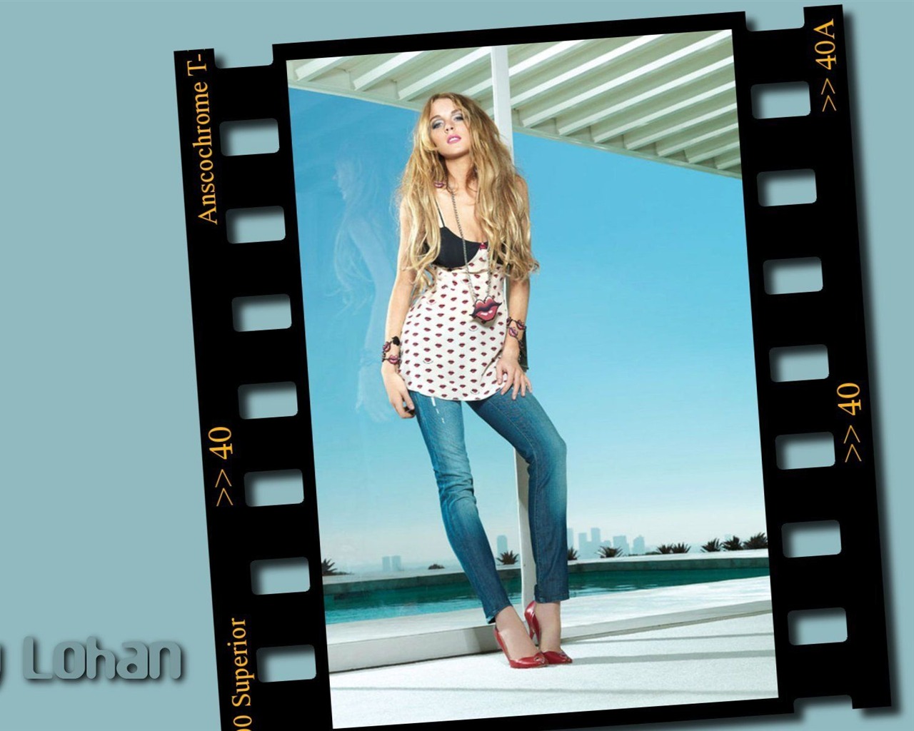 Lindsay Lohan schöne Tapete #9 - 1280x1024