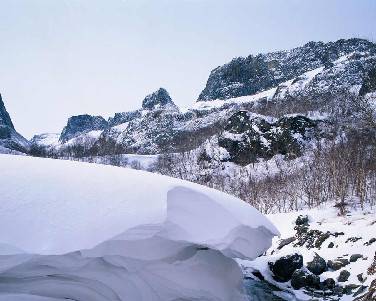 冬天雪景壁纸35 - 1280x1024