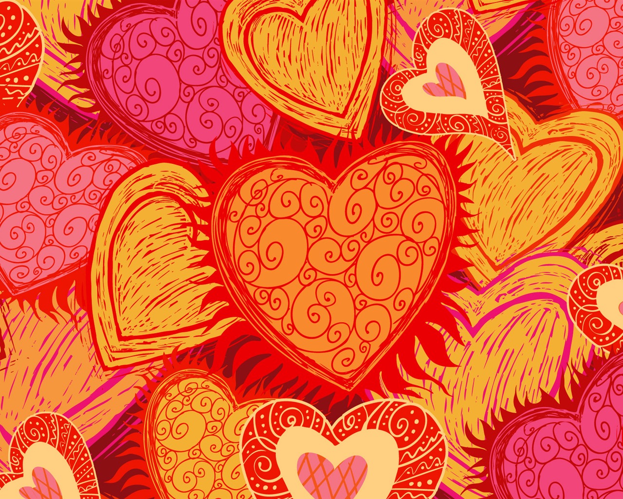 Valentinstag Theme Wallpaper (5) #20 - 1280x1024