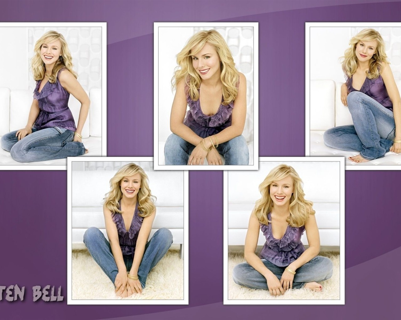 Kristen Bell hermoso fondo de pantalla #5 - 1280x1024