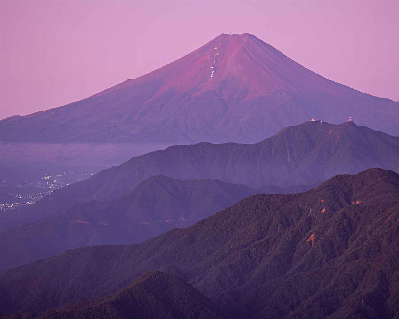 Гора Фудзи, Япония обои (1) #5 - 1280x1024