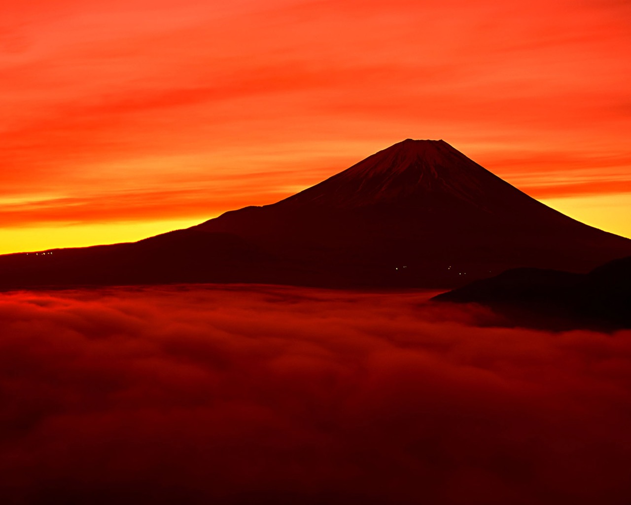 Гора Фудзи, Япония обои (2) #20 - 1280x1024