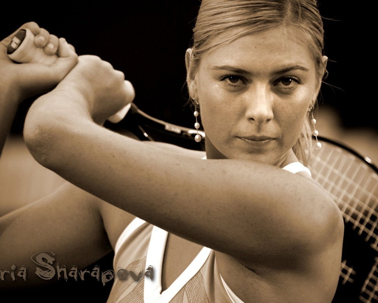 Maria Sharapova hermoso fondo de pantalla #6 - 1280x1024