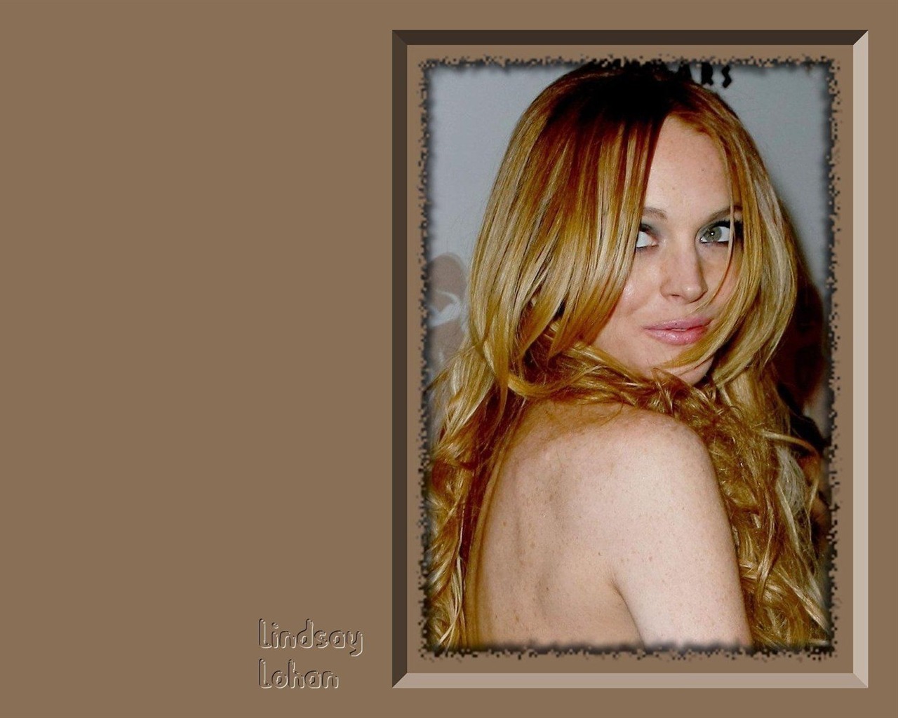 Lindsay Lohan krásná tapeta #16 - 1280x1024