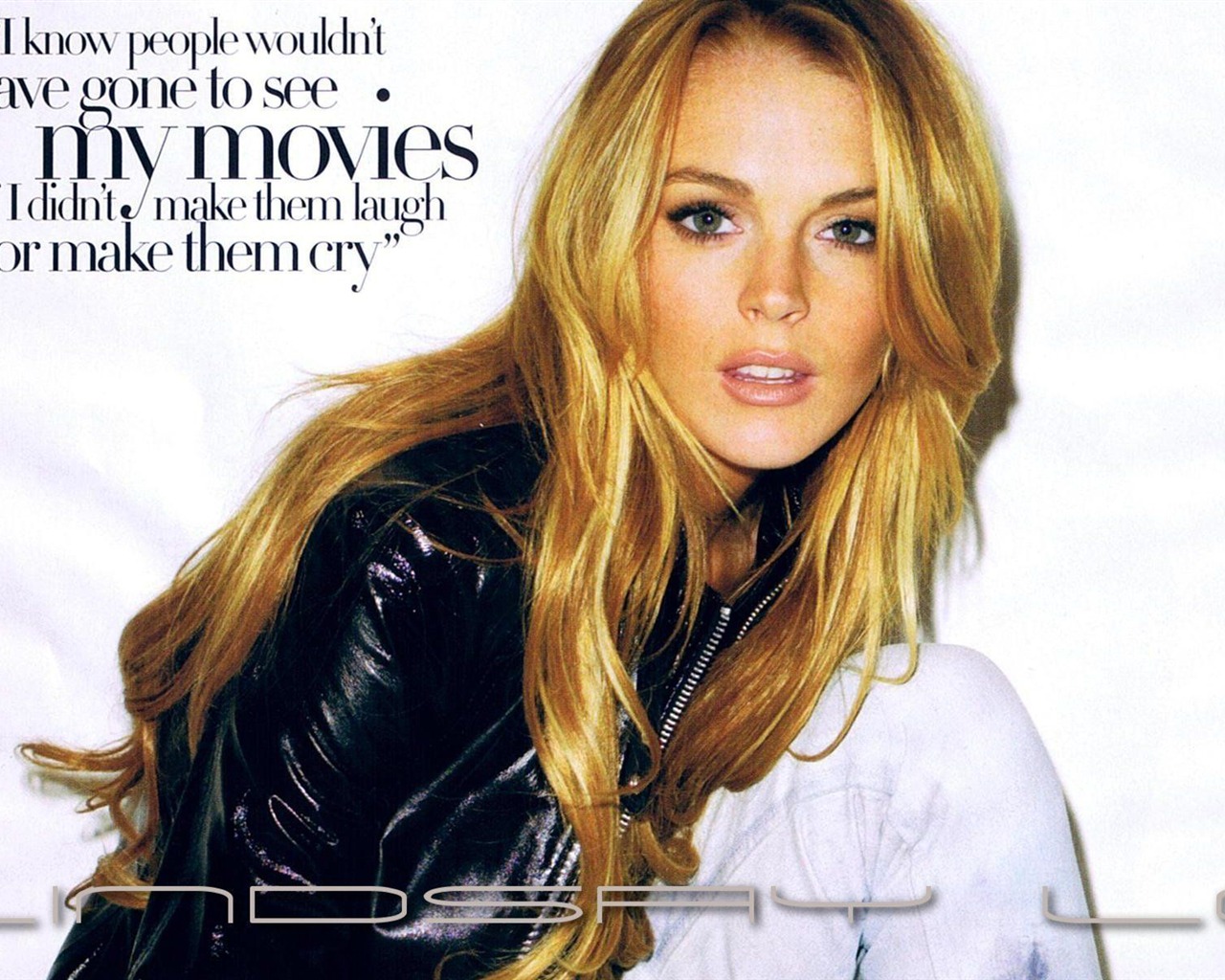 Lindsay Lohan krásná tapeta #19 - 1280x1024