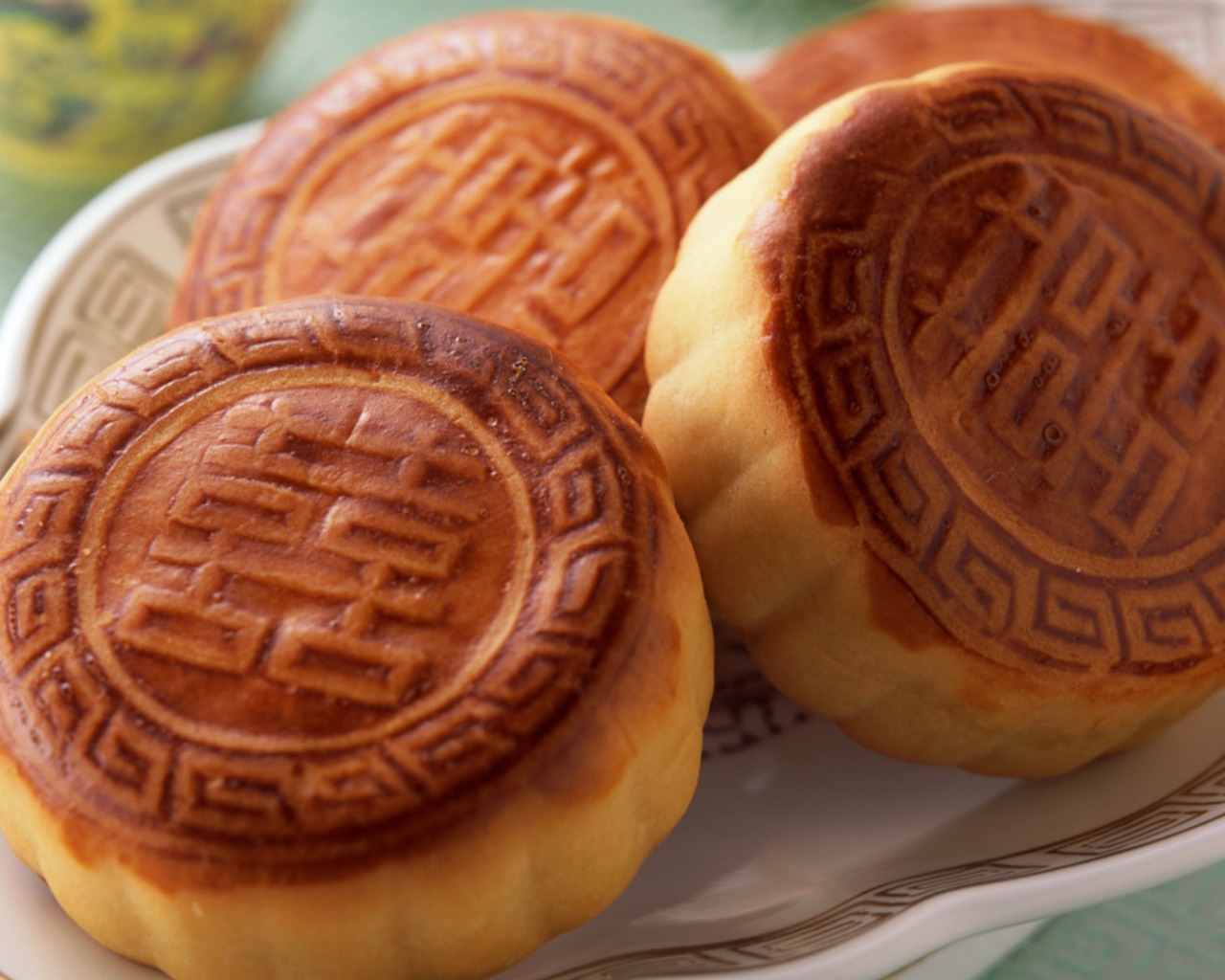 Chinese snacks pastry wallpaper (1) #1 - 1280x1024