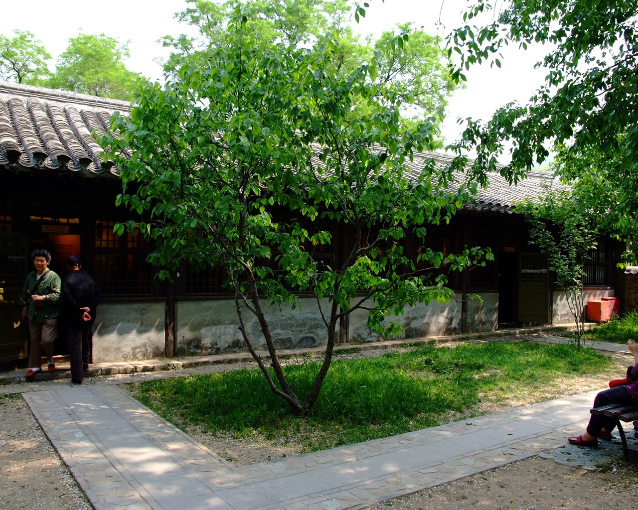Xiangshan jardín principios del verano (obras barras de refuerzo) #18 - 1280x1024
