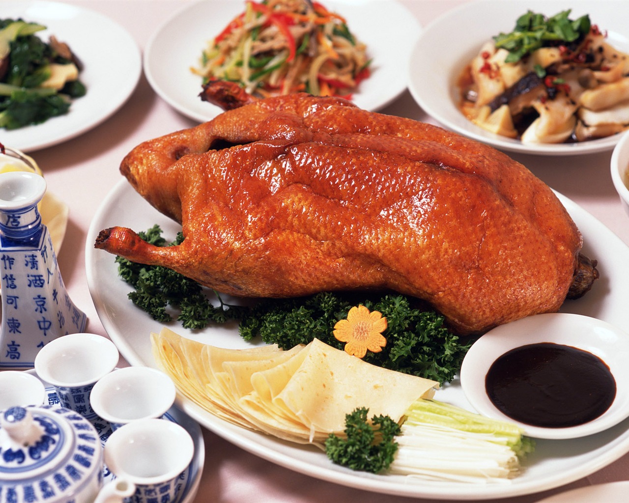 Čínské jídlo kultura tapety (2) #1 - 1280x1024