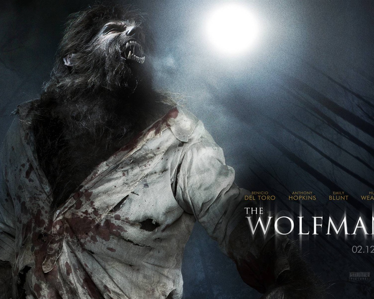 El Fondo de Pantalla Película Wolfman #3 - 1280x1024