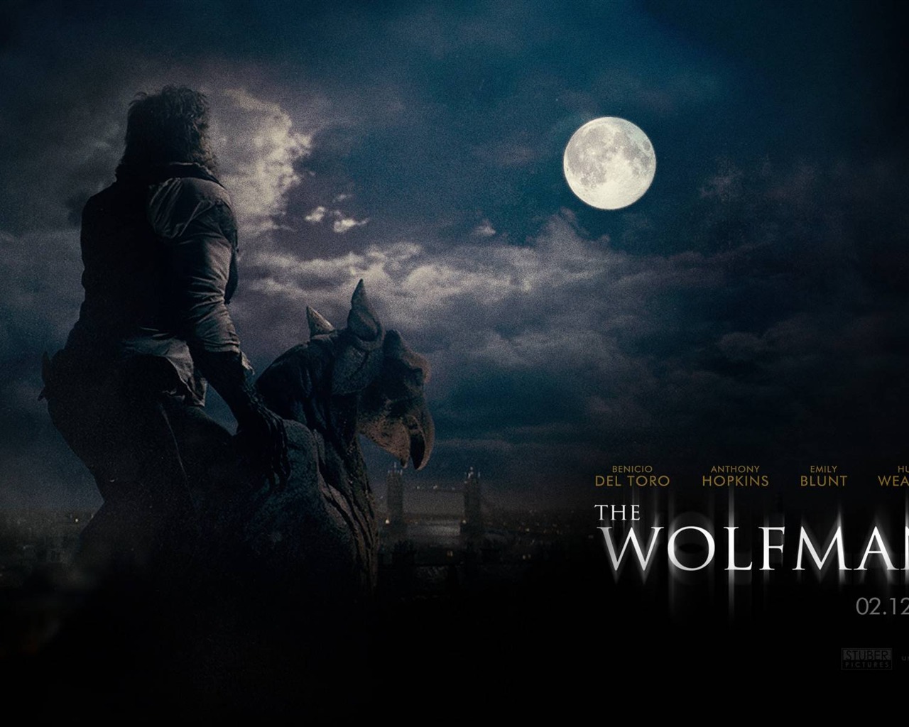 The Wolfman 狼人 电影壁纸4 - 1280x1024