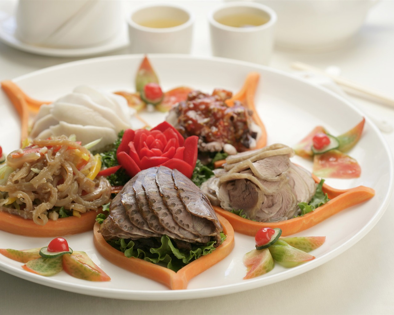 Čínské jídlo kultura tapety (3) #9 - 1280x1024