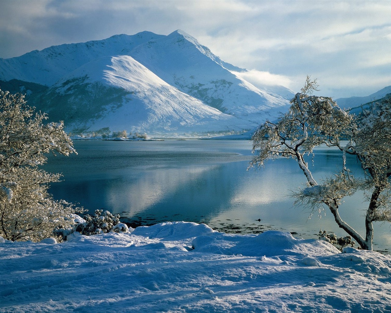 雪山雪景合集 壁纸(一)4 - 1280x1024