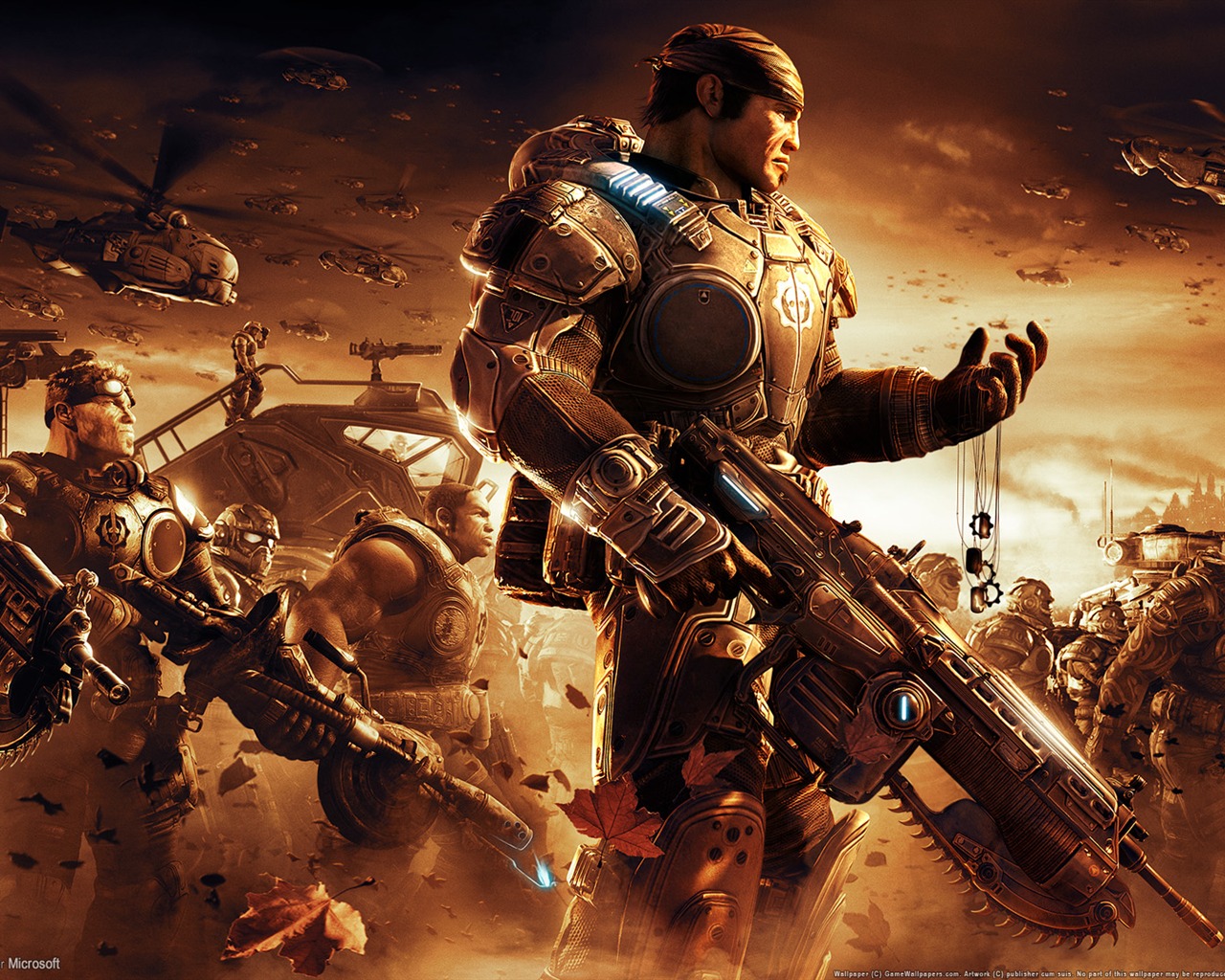 Gears of War 2 fonds d'écran HD (1) #1 - 1280x1024