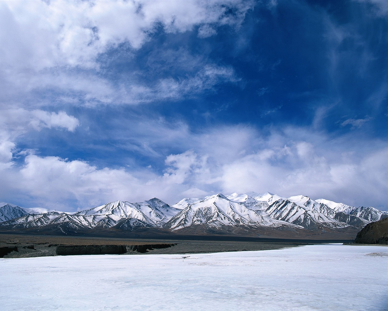 雪山雪景合集 壁紙(二) #19 - 1280x1024