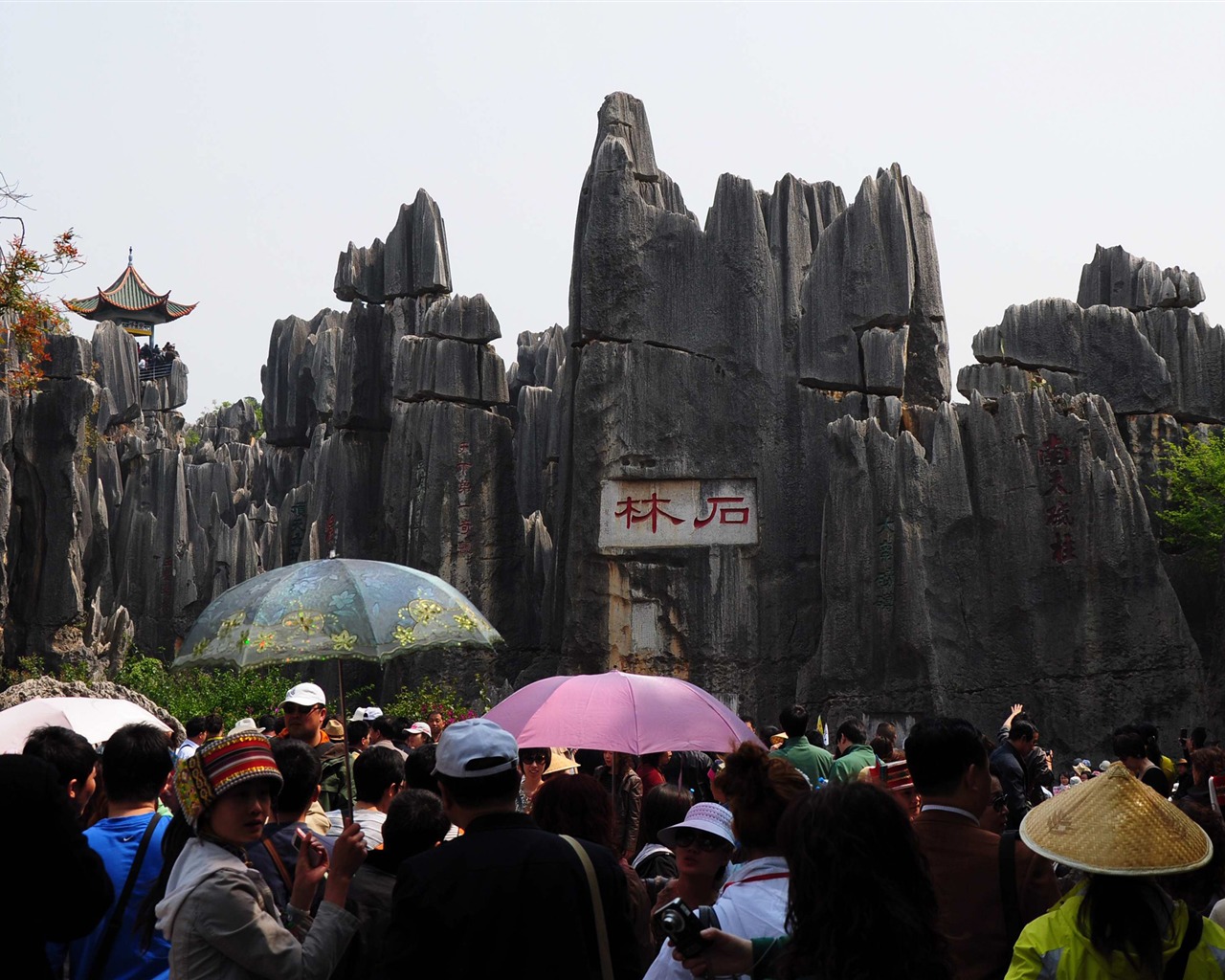 Stone Forest in Yunnan line (1) (Khitan wolf works) #9 - 1280x1024