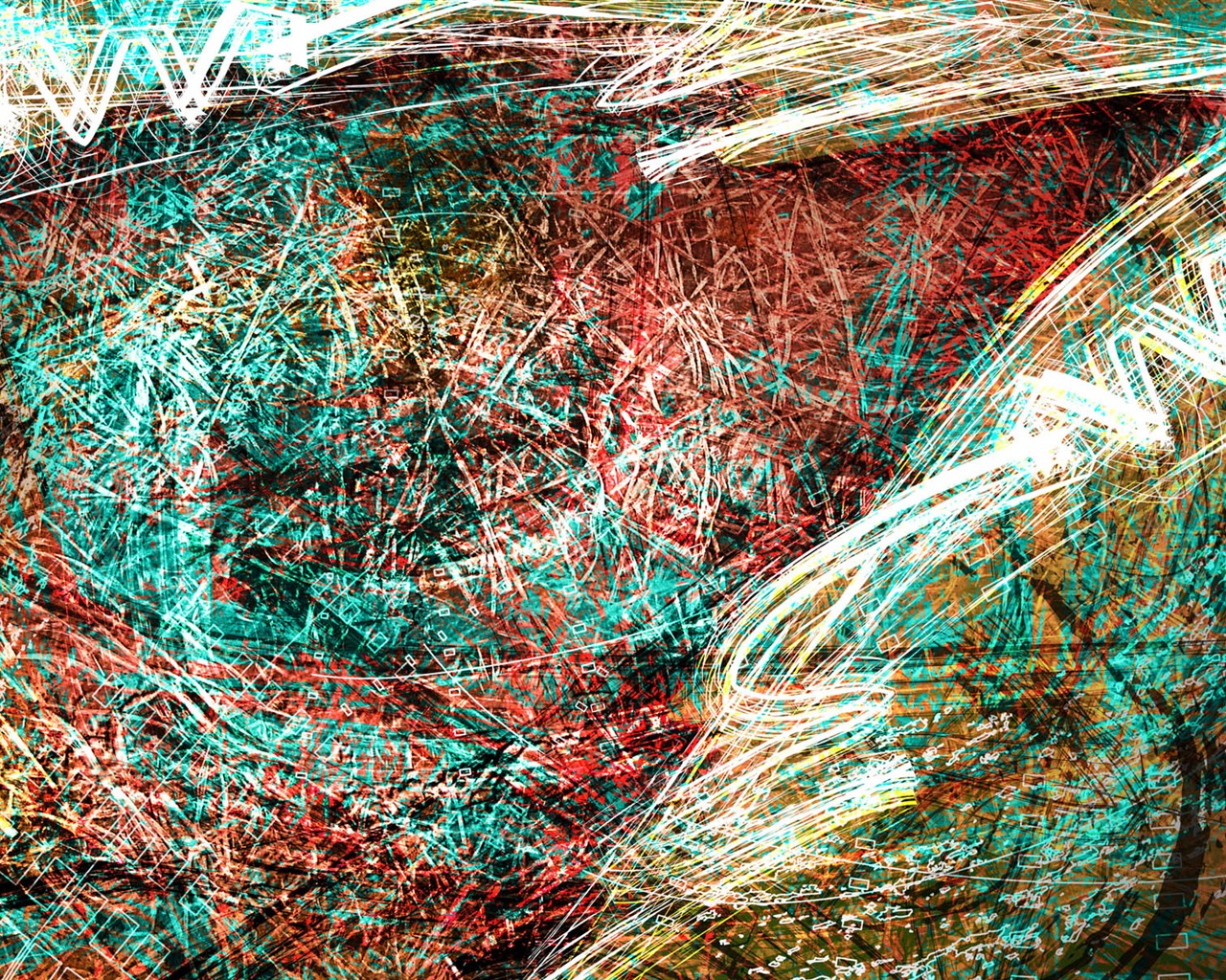 Colorful nepořádek na pozadí tapetu (1) #13 - 1280x1024