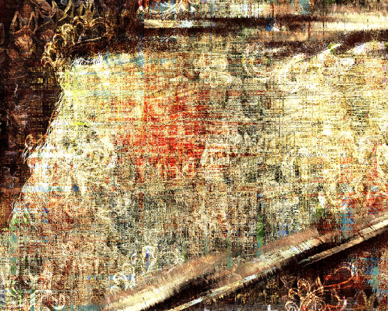 カラフルなクラッタの背景壁紙 (1) #14 - 1280x1024