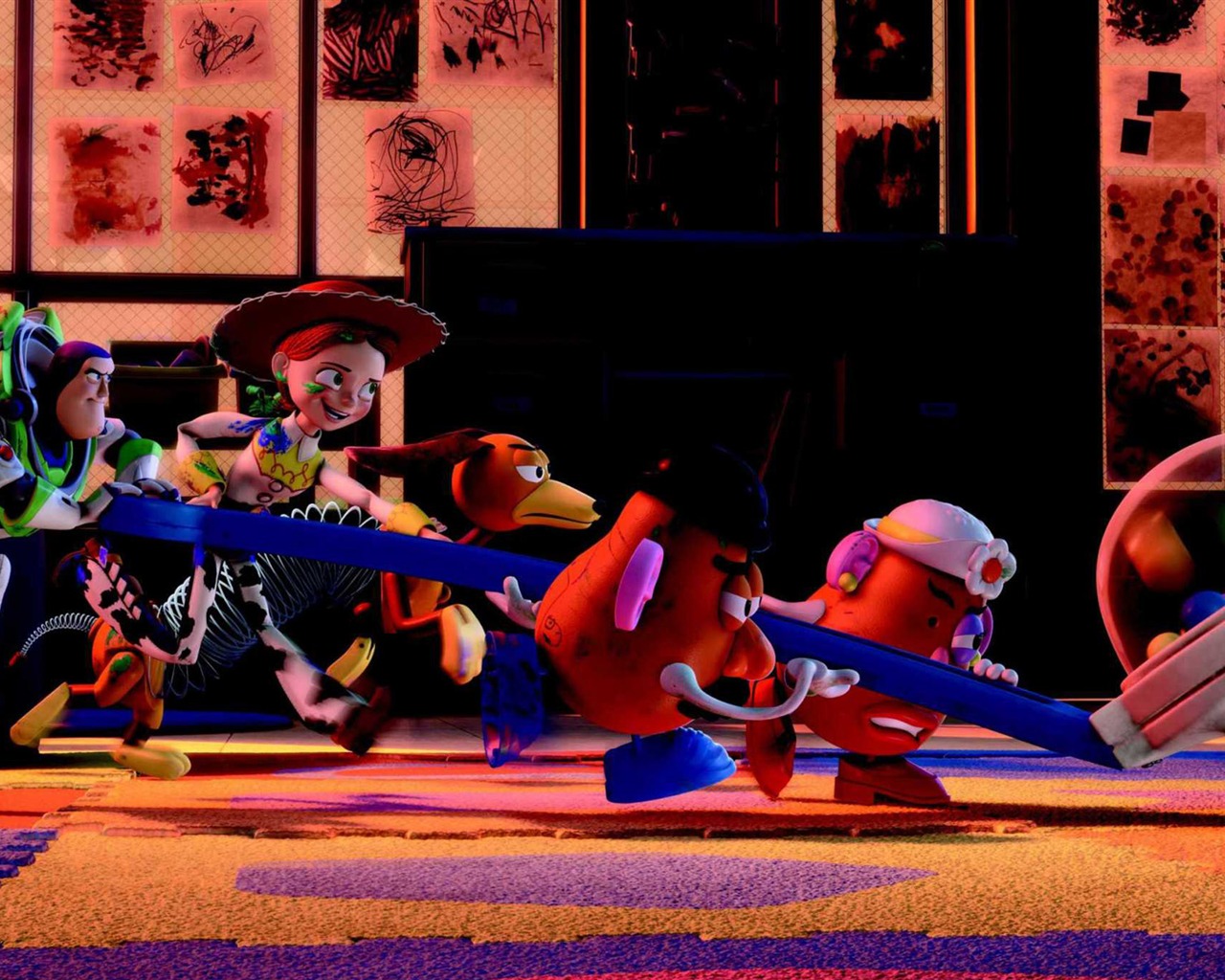 Toy Story 3 玩具总动员 3 高清壁纸13 - 1280x1024