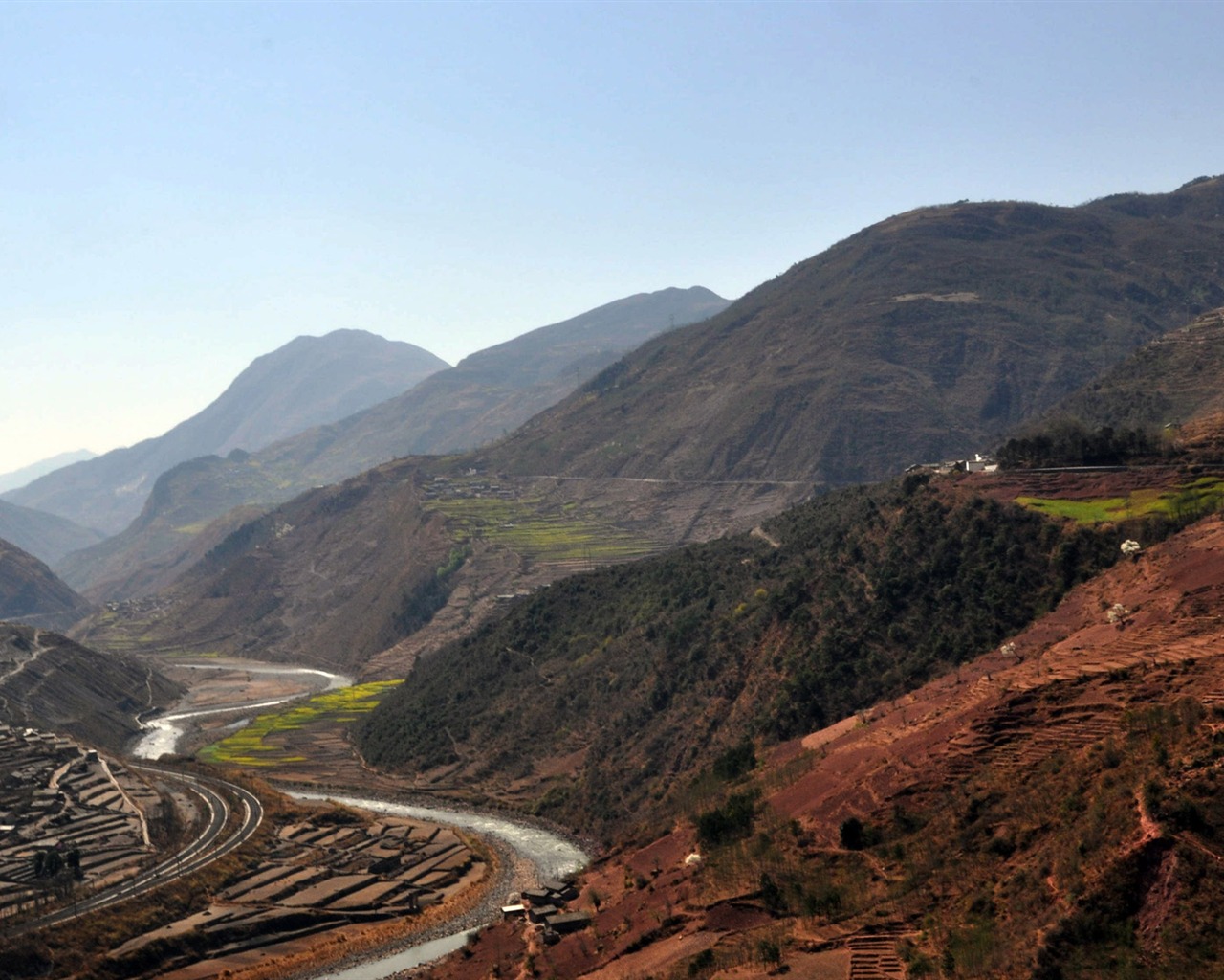 Daliangshan scenery (1) (old Hong OK works) #15 - 1280x1024