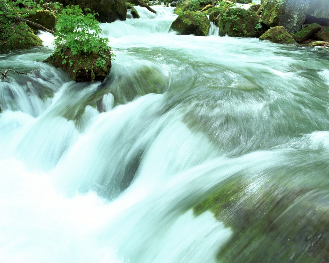 Waterfall-Streams Wallpaper (1) #18 - 1280x1024