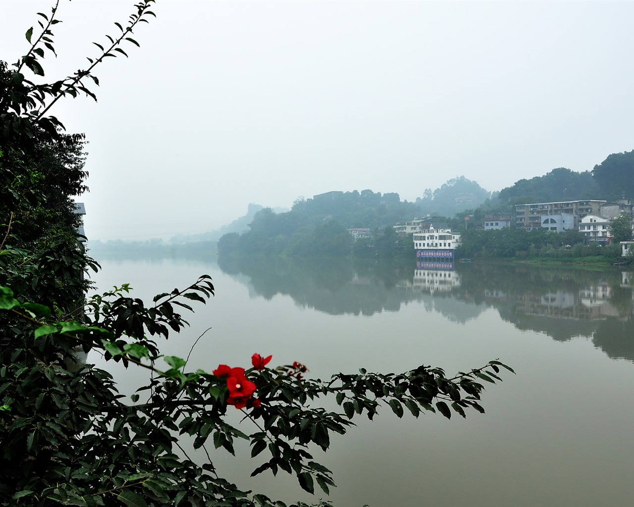 Leshan Five-scenery (old Kang OK works) #12 - 1280x1024