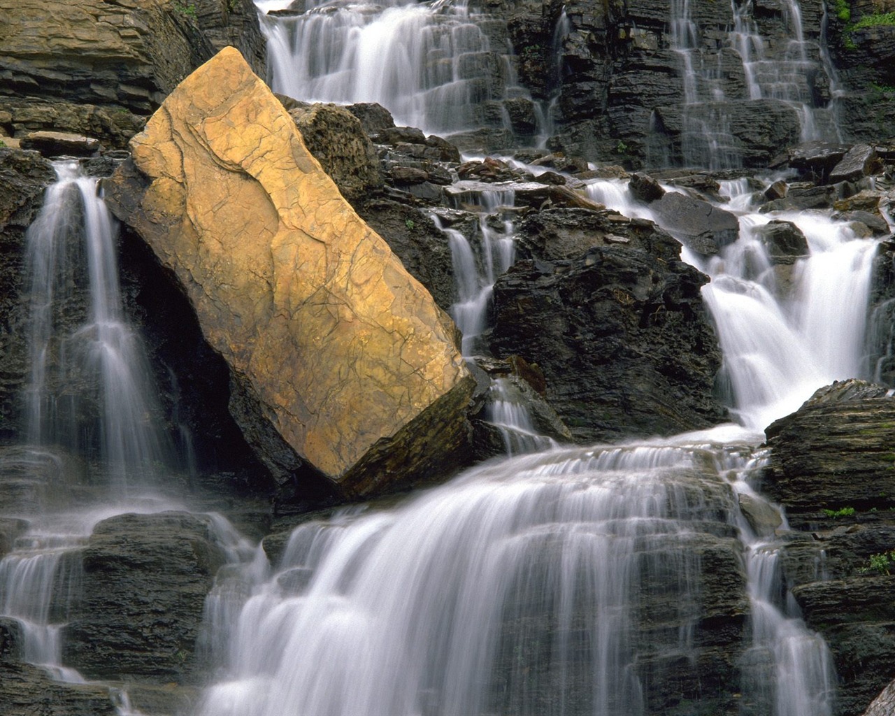 Waterfall-Streams Wallpaper (5) #20 - 1280x1024