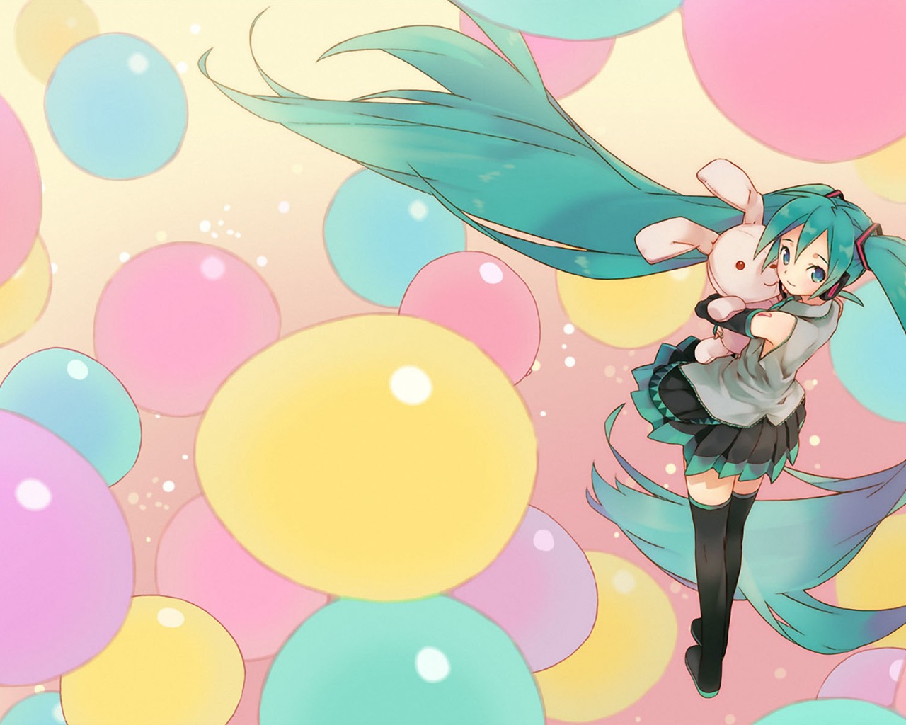 初音未来系列 壁纸(一)11 - 1280x1024