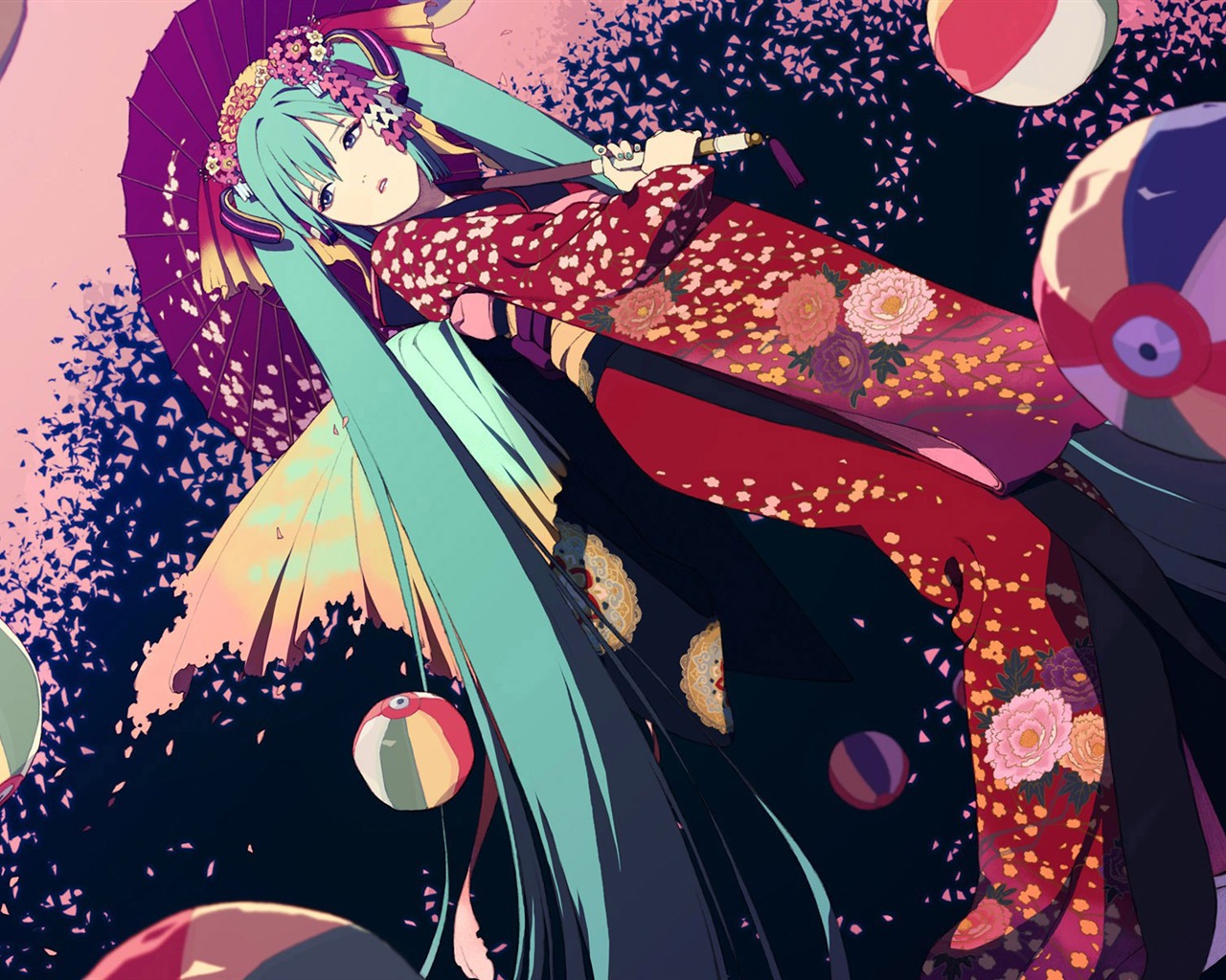 Hatsune nächste Serie Wallpaper (2) #8 - 1280x1024