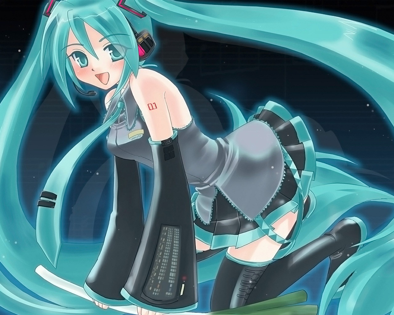 初音未來系列 壁紙(四) #4 - 1280x1024