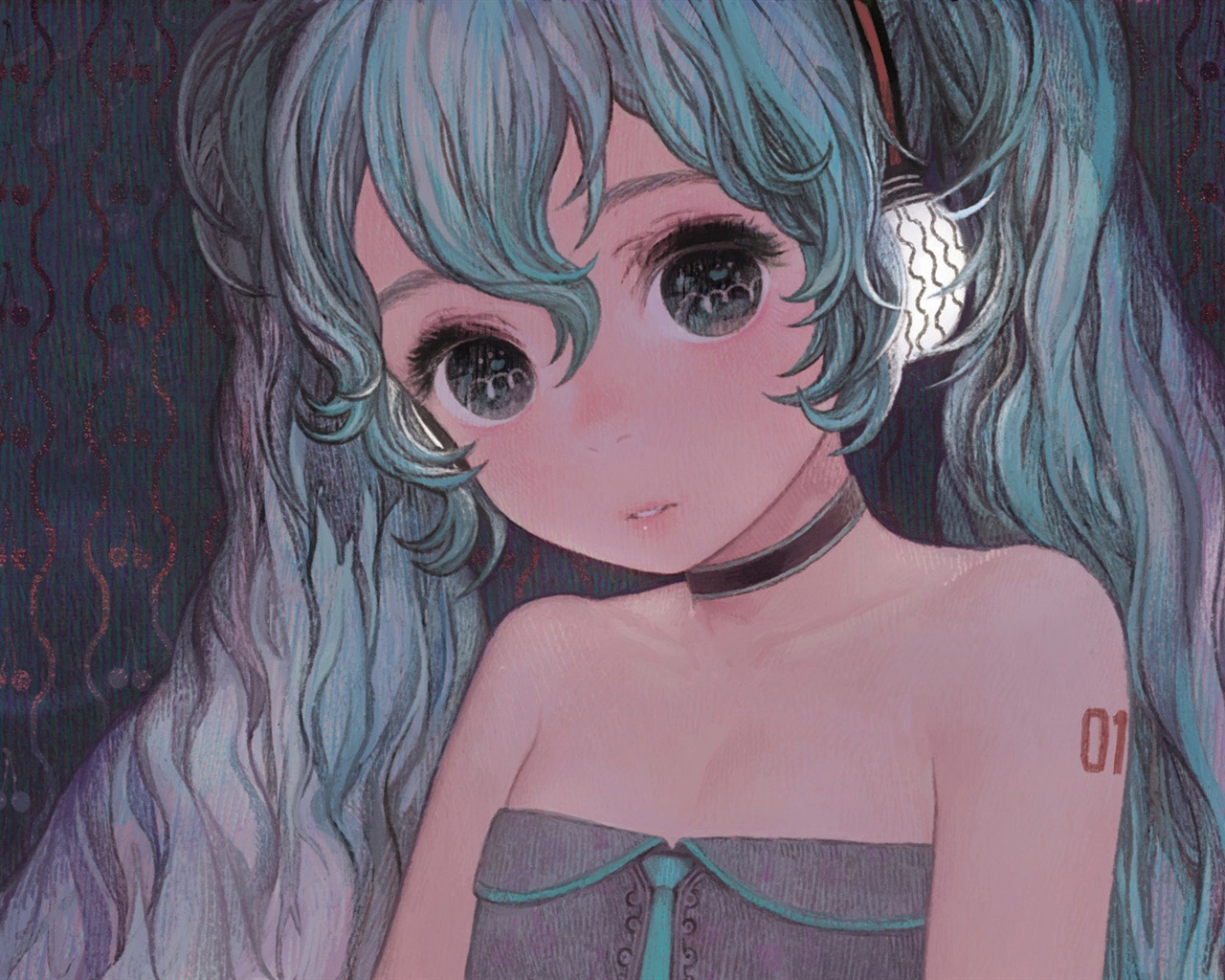 初音未來系列 壁紙(四) #6 - 1280x1024