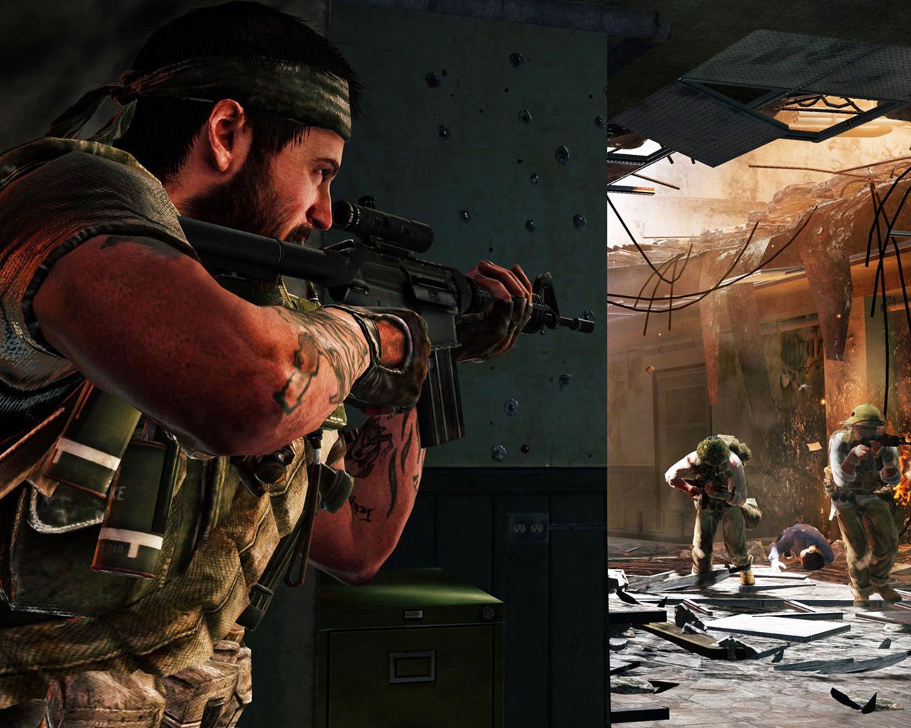 Call Of Duty: Black Ops HD обои #4 - 1280x1024