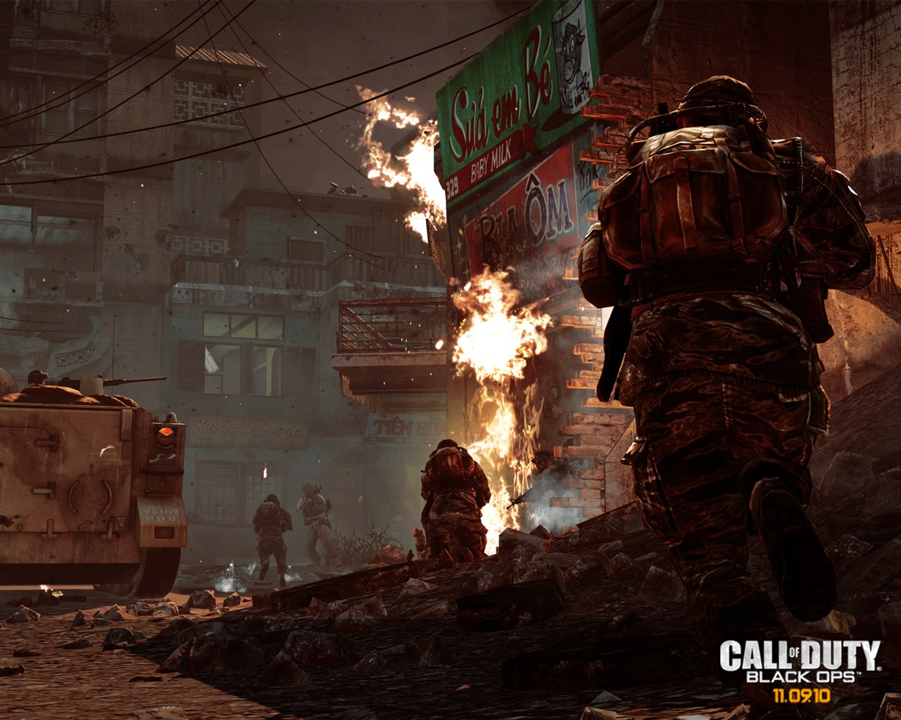 Call Of Duty: Black Ops HD обои #17 - 1280x1024